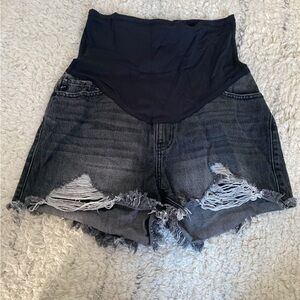 Pink Blush/KanCan Maternity Shorts